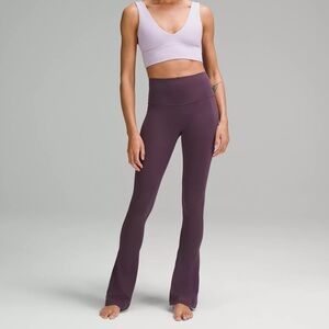 Lululemon align mini-flare in grape thistle